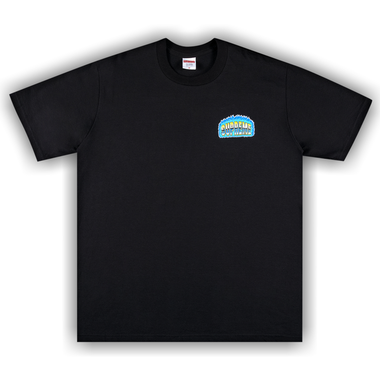 Supreme chrome 2025 tee black