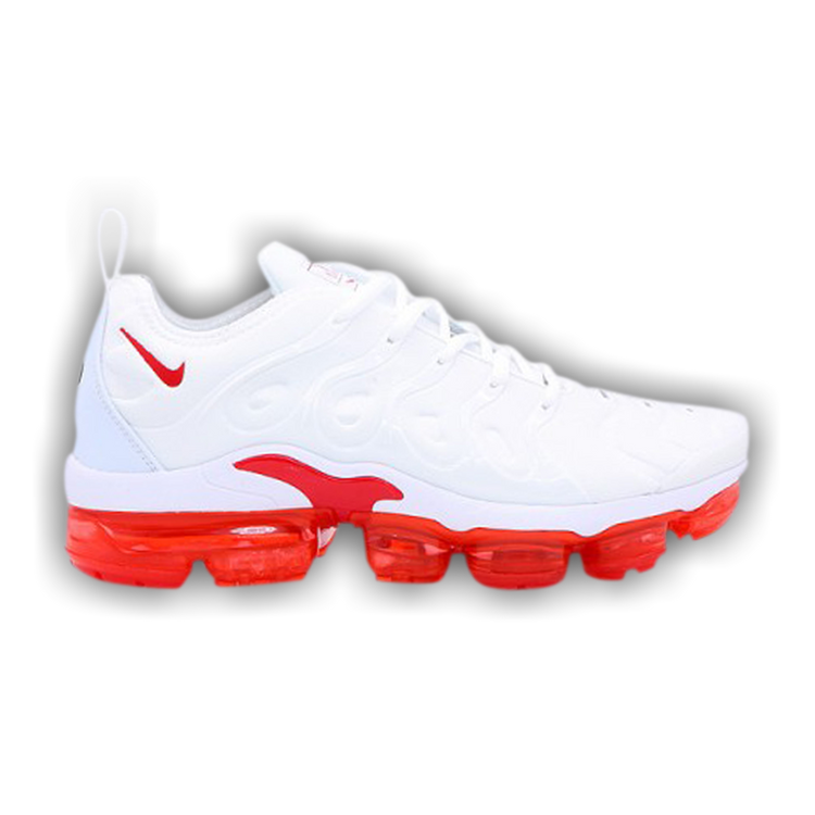 Nike vapormax plus white hotsell red