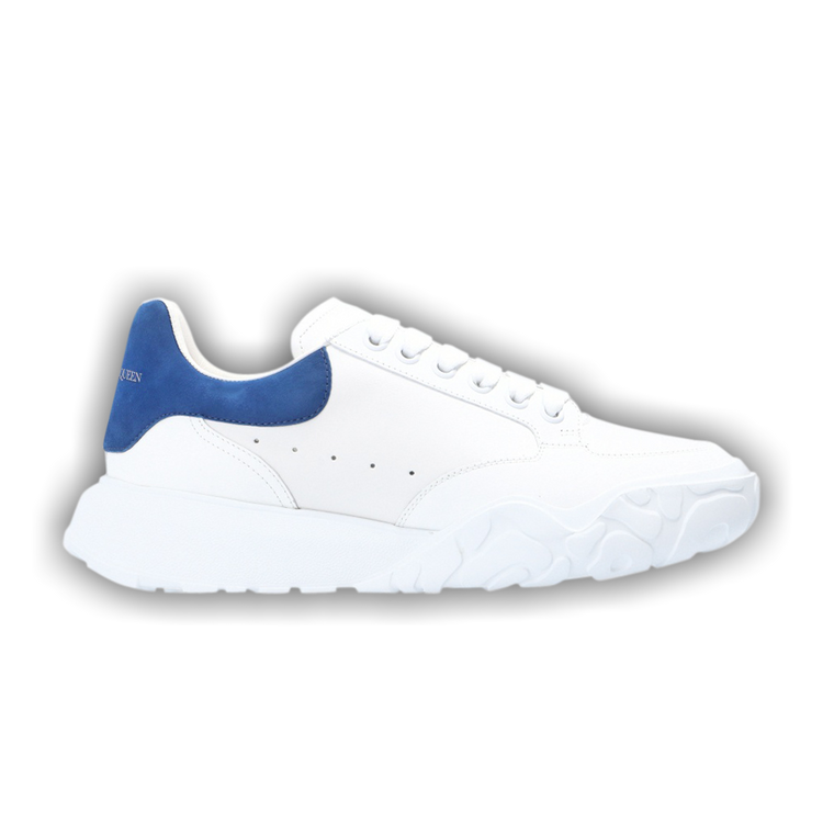 Buy Alexander McQueen Oversized Court Trainer 'White Blue