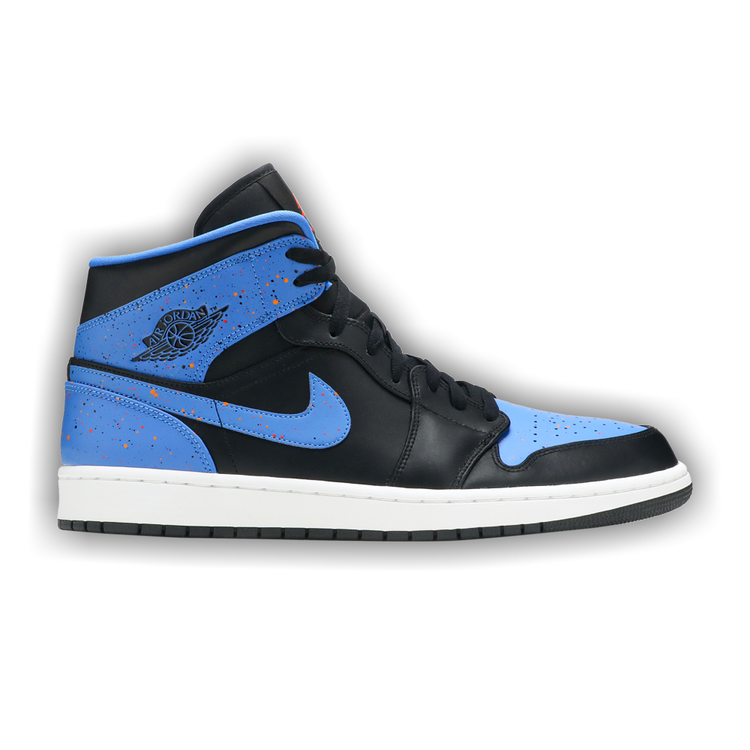 Buy Air Jordan 1 Mid Royal Splatter 554724 048 GOAT