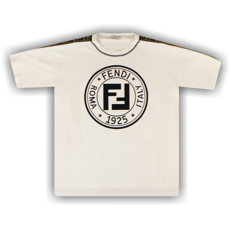 Buy Fendi Fendirama Logo Oversized T-Shirt 'White' - FAF073 A6J6 F160A