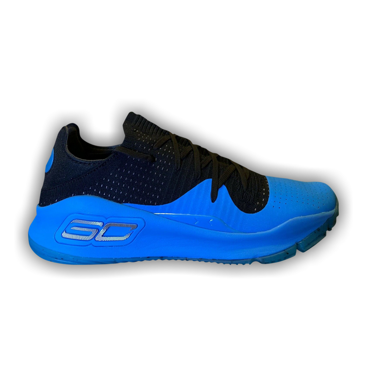 Curry 4 blue and black top