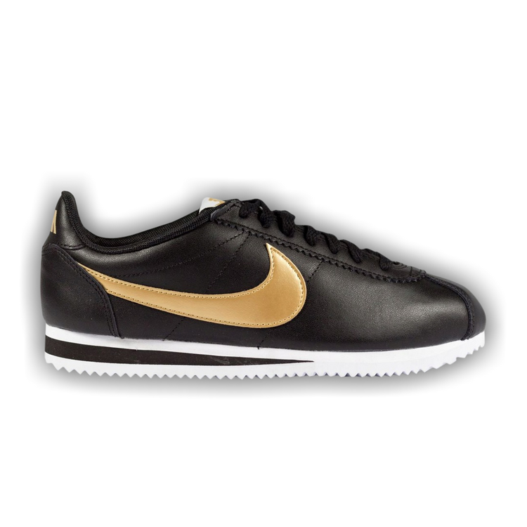 nike classic cortez metallic gold