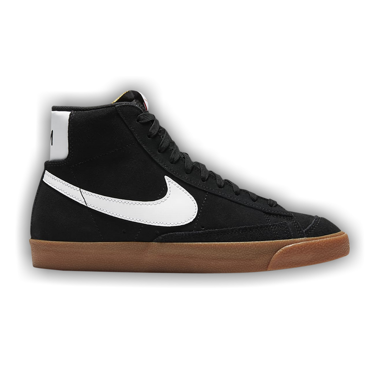 Nike blazer black gum sole sale