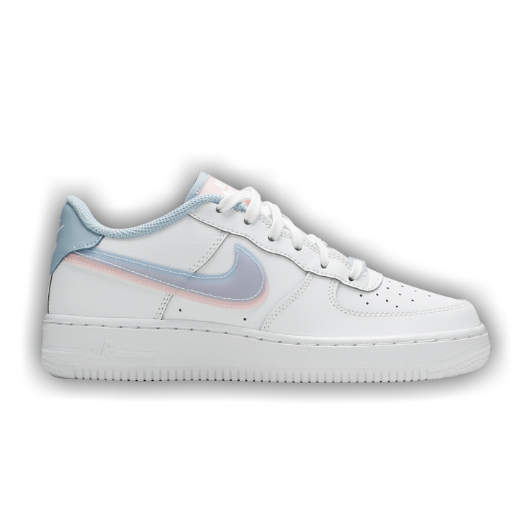 Nike Air Force 1 Low 07 LV8 Double Swoosh White Armory Blue GS, CW1574-100