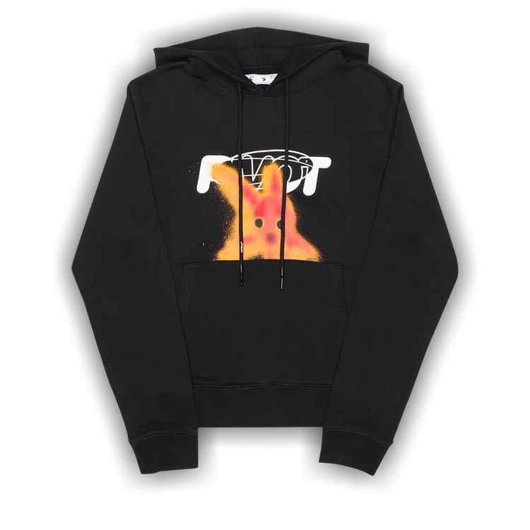 Buy Off White Cross Box Logo Hooded Sweatshirt Black Red