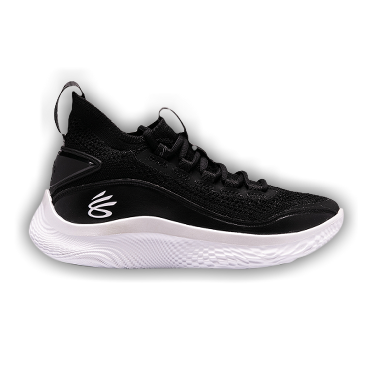 CURRY 8 27cm 新品未使用　ホワイト/ブラック　カリー Under Armour Curry 8 FLOW White Black Patent 3024785-111 Sz