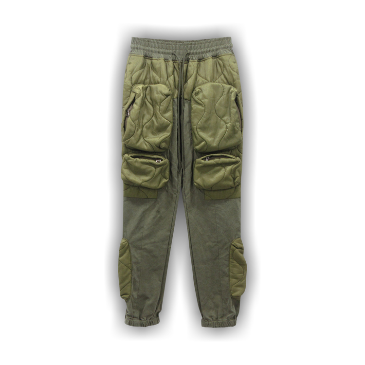 Buy READYMADE Liner Parachute Pants 'Green' - RE CO KH 00 00