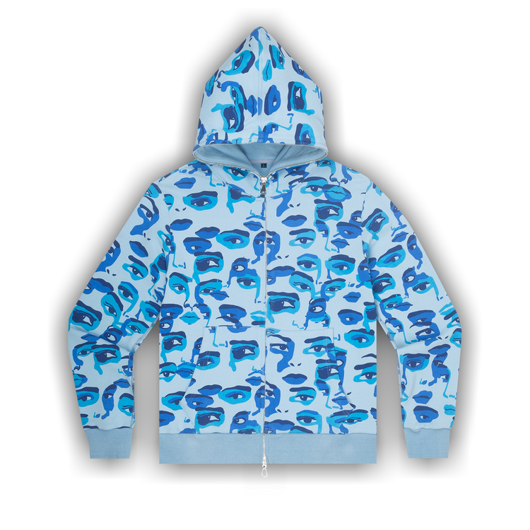 kidsuper face camo hoodie
