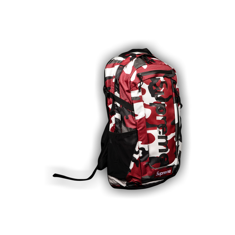 Supreme Backpack 'Red Camo'