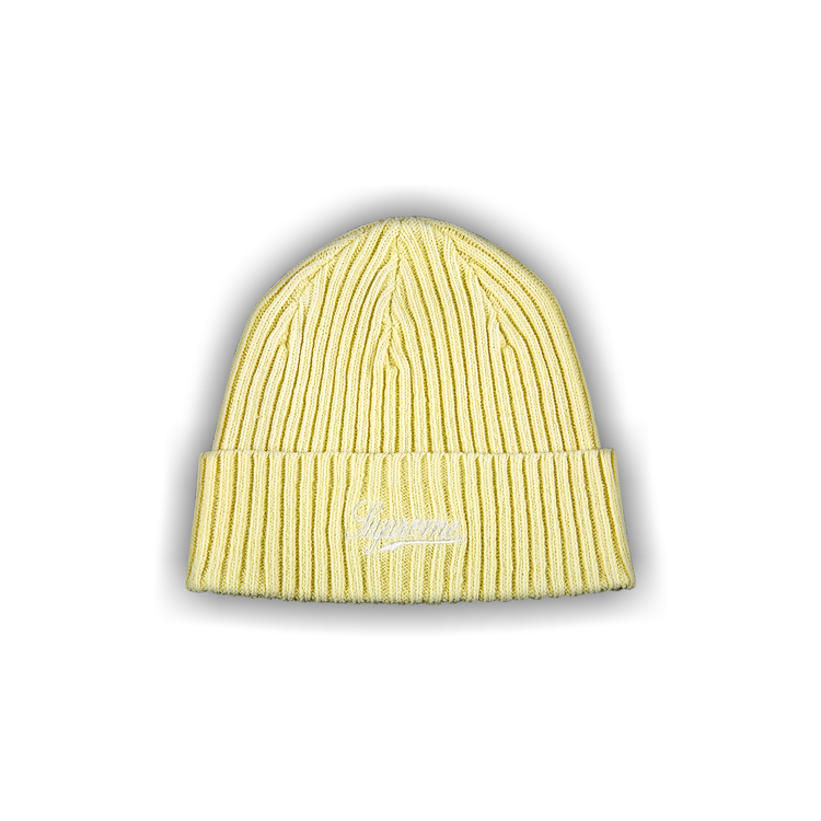 Buy Supreme Bleached Rib Beanie 'Yellow' SS21BN9 YELLOW Yellow GOAT