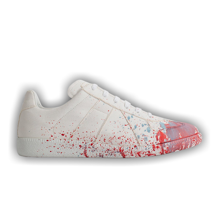 Maison margiela red paint splatter clearance