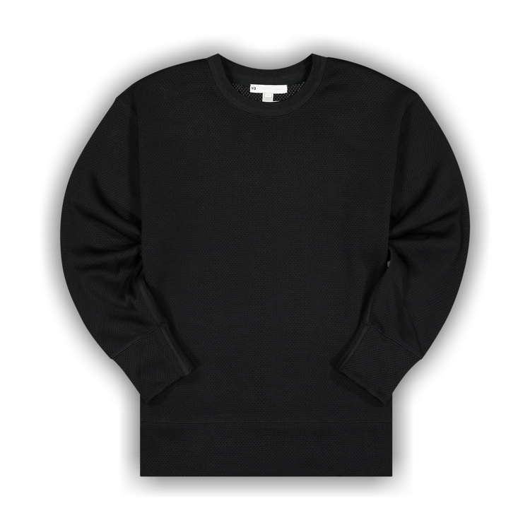 Buy Y-3 U CH2 GFX Mesh Crew Sweatshirt 'Black' - GK4355 | GOAT