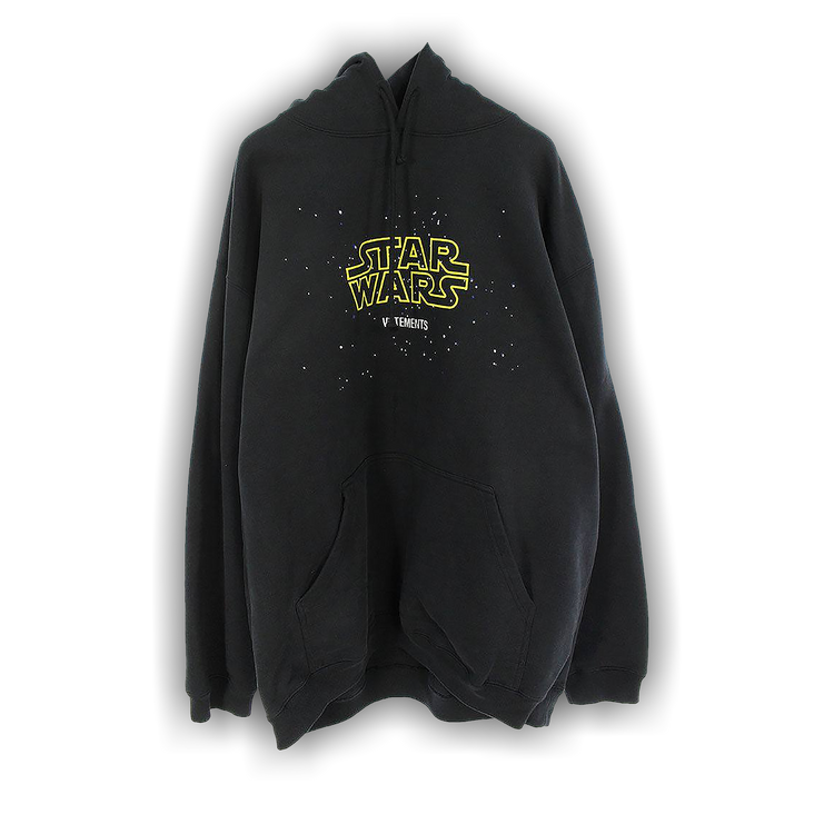 Buy Vetements x Star Wars Logo Episode Hoodie 'Black/Multicolor