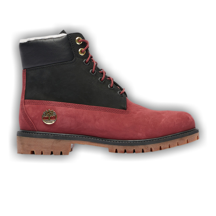 Red black timberlands on sale
