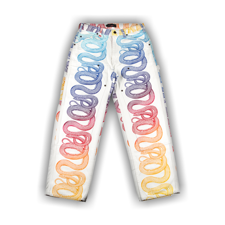 Buy Supreme x Hysteric Glamour Snake Double Knee Painter Pant
