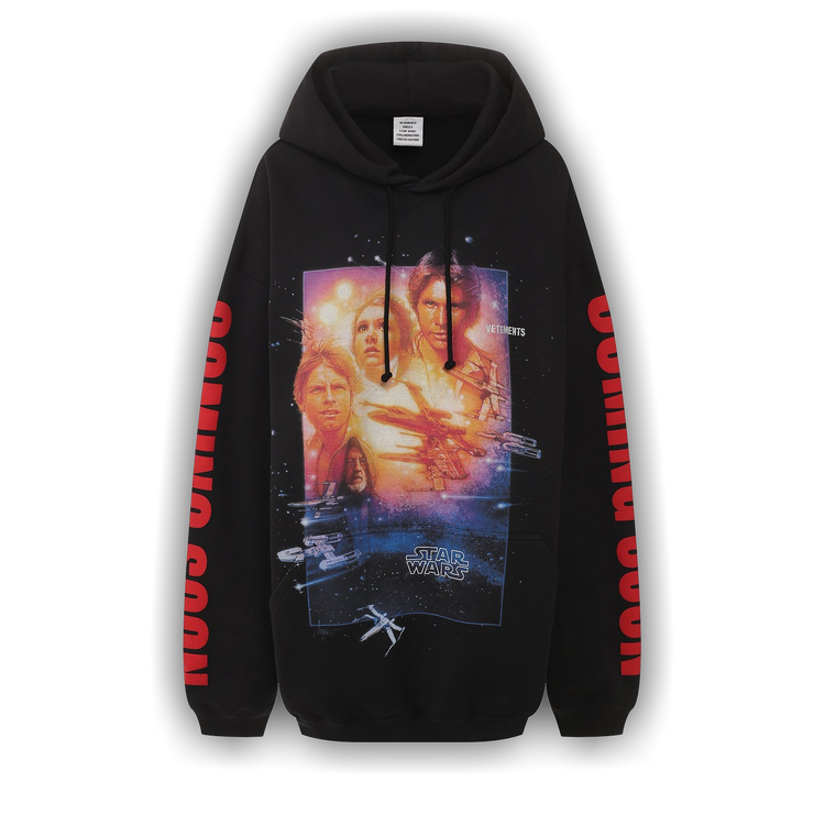 VETEMENTS STARWARS MOVIE POSTER HOODIE | angeloawards.com