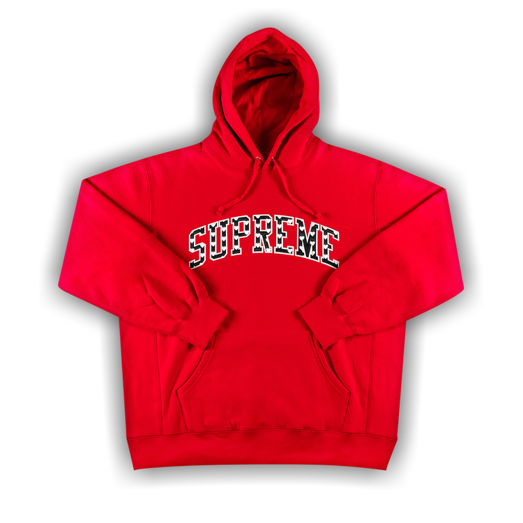 Buy Supreme Hearts Arc Hooded Sweatshirt 'Red' - ss21sw15 red