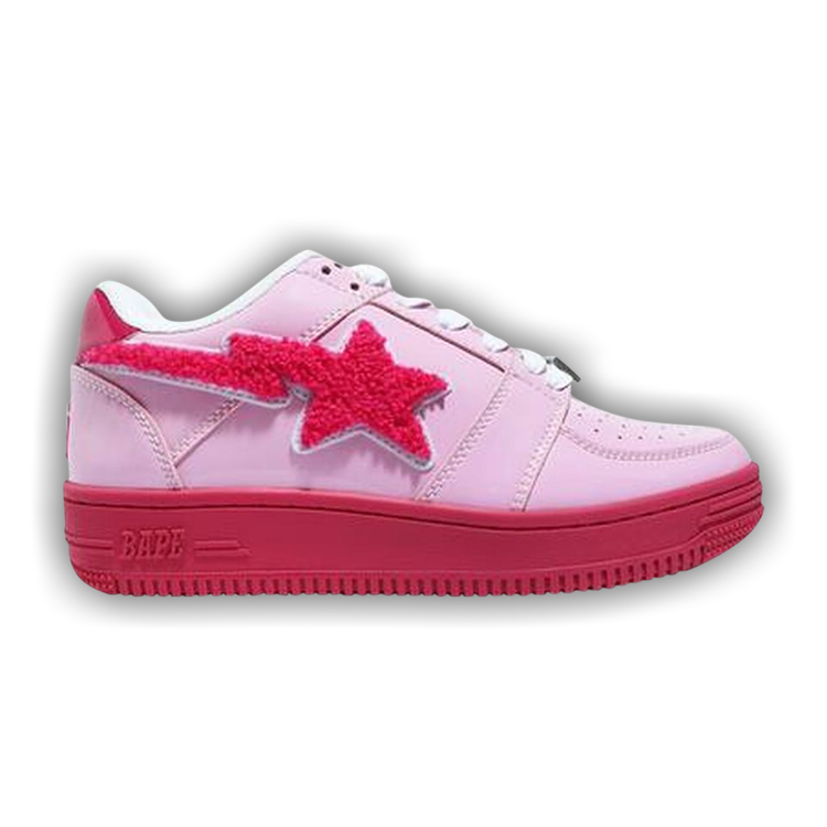 Buy Bapesta Low 'Patched - Pink' - 1G80291001 PNK | GOAT