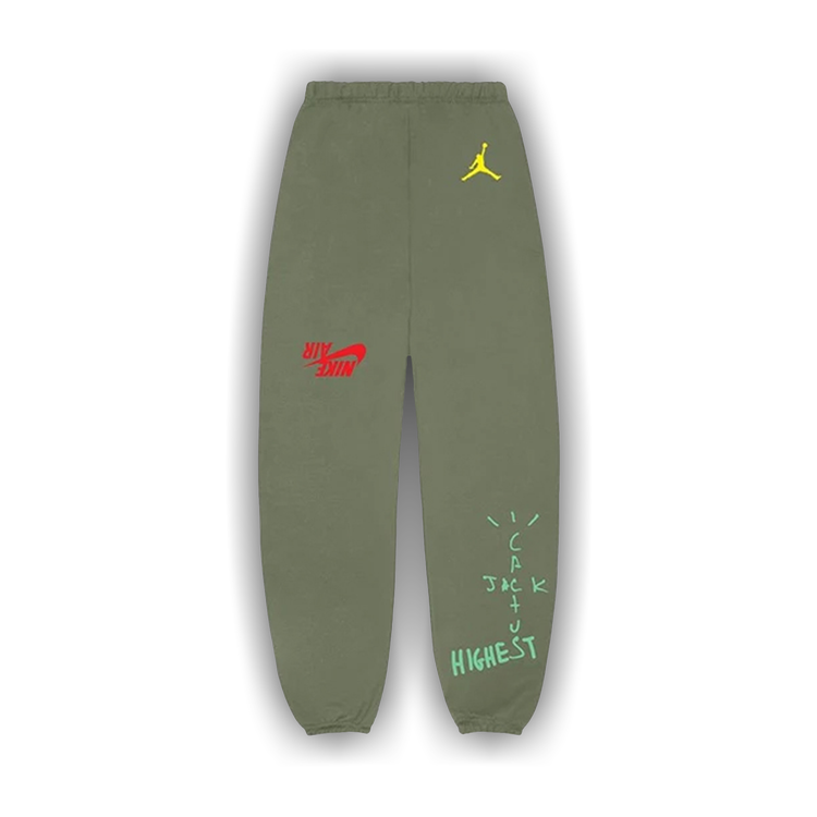 Cactus Jack by Travis Scott x Air Jordan Highest Sweatpant 'Green'