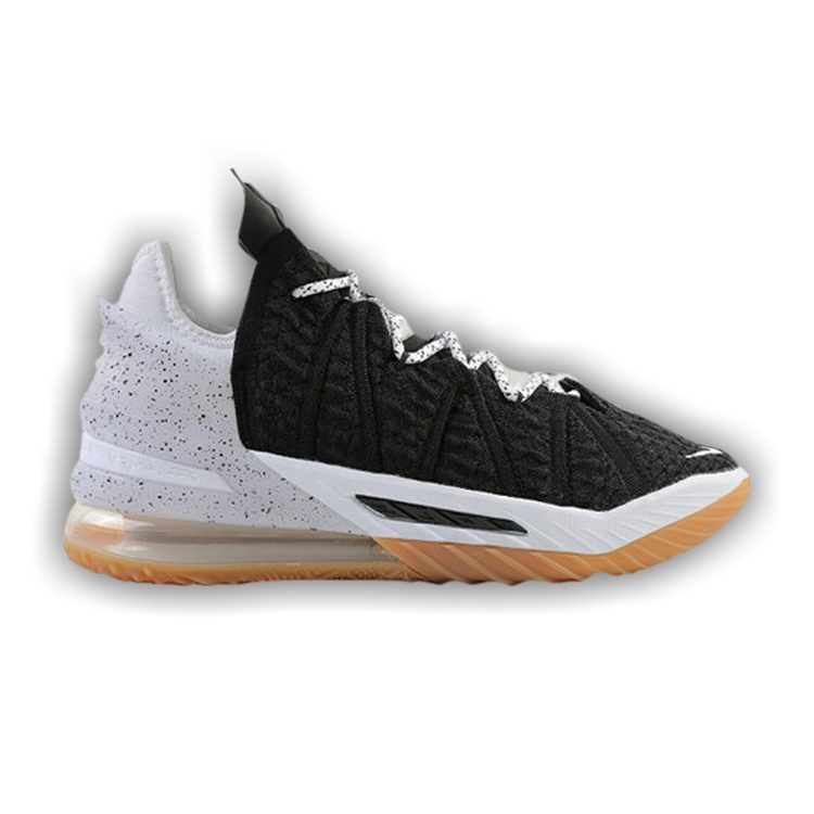 Lebron 18 black white 2025