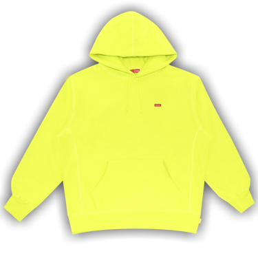 Supreme Small Box Hooded Sweatshirt 'Bright Yellow'