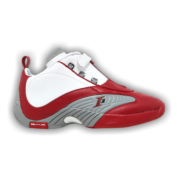 Red and sale white iverson shoes