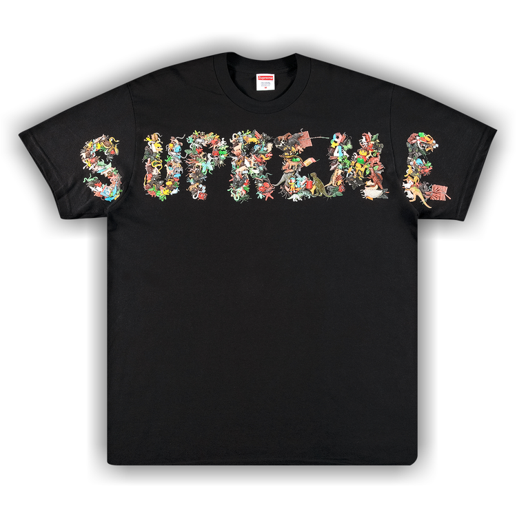 Buy Supreme Toy Pile Tee 'Black' - SS21T39 BLACK | GOAT