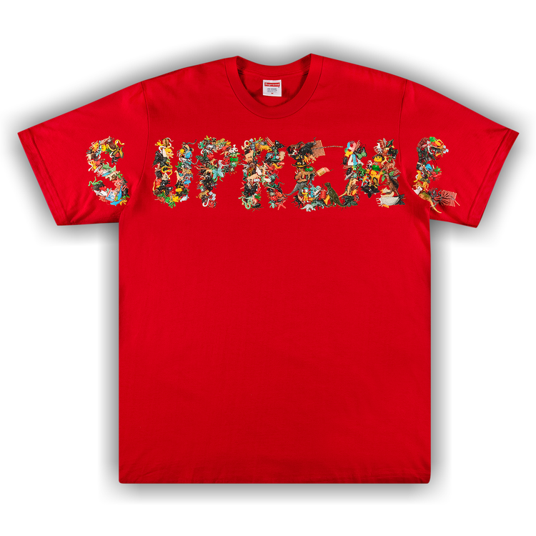 Supreme Toy Pile Tee 'Red' | GOAT