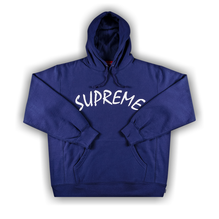 Supreme FTP Arc Hooded Sweatshirt 'Washed Navy'
