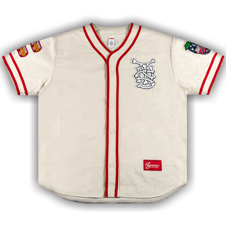 Supreme, Shirts, Supreme Baseball Jersey Denim Flanel 24
