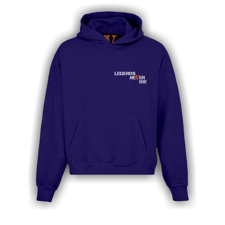 Buy Vlone x Juice WRLD Legends Never Die Hoodie Royal Blue