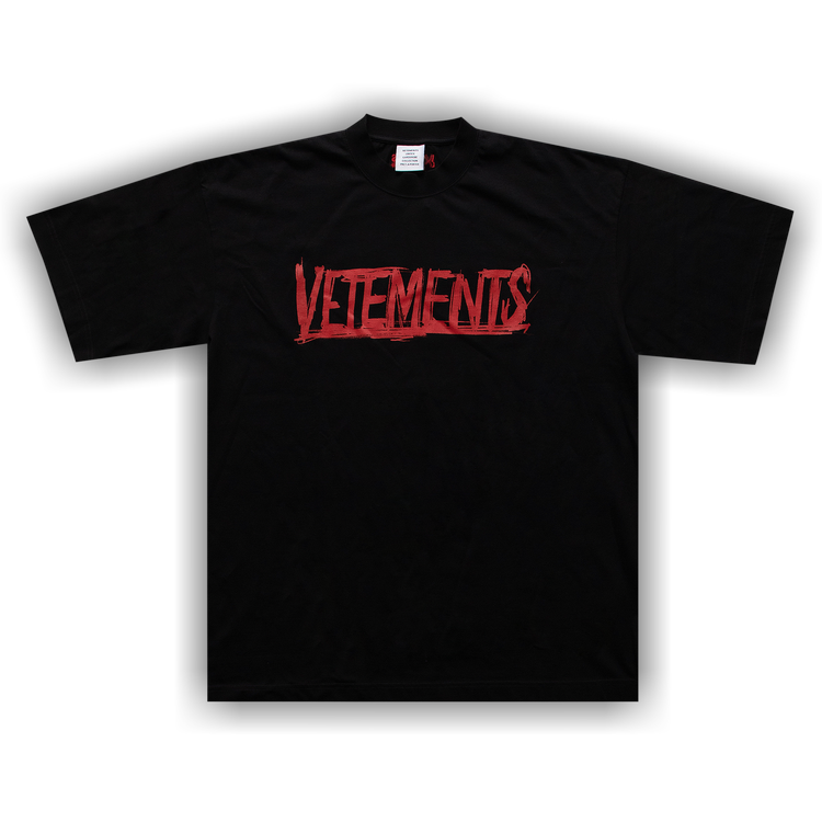 Buy Vetements World Tour T-Shirts 'Black/Red' - UA52TR580R BLAC | GOAT