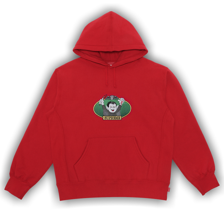 Supreme Vampire Boy Hooded Sweatshirt Red