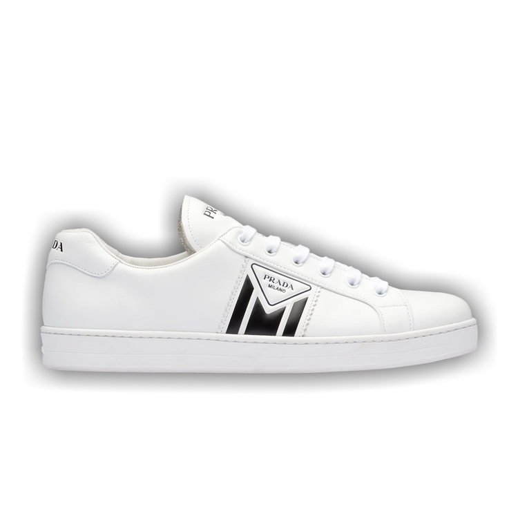Buy Prada New Avenue Leather Low 'White Black' - 4E3544 3L8U