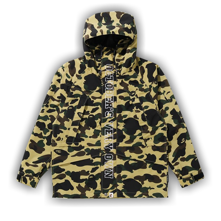 Buy BAPE x OVO 1st Camo Snow Board Jacket 'Yellow' - 1G23 141 909