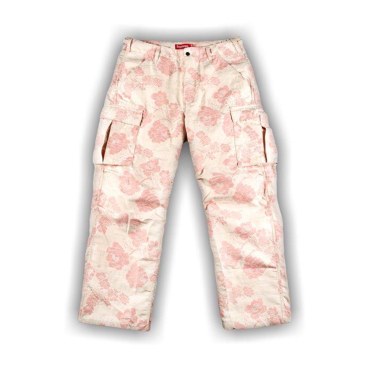 Buy Supreme Floral Tapestry Cargo Pant 'Pink' - SS21P28 PINK | GOAT