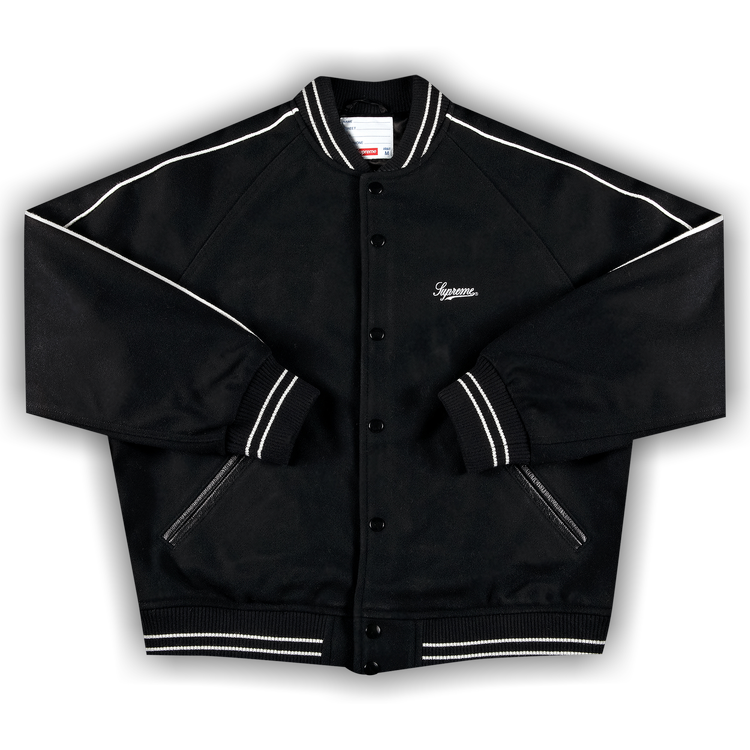 Buy Supreme x Jamie Reid It's All Bollocks Varsity Jacket 'Black ...