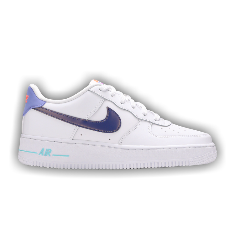 Air Force 1 LV8 1 GS (White/White-Space Purple) – Corporate
