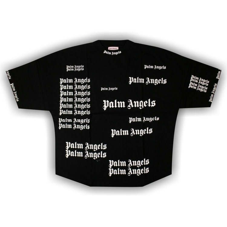 MULTICOLOR LOGO T-SHIRT in black - Palm Angels® Official