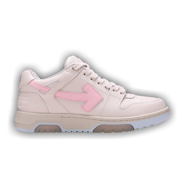 Off-White OUT OF OFFICE OOO Beige Pink Low Top Sneakers - Sneak in Peace