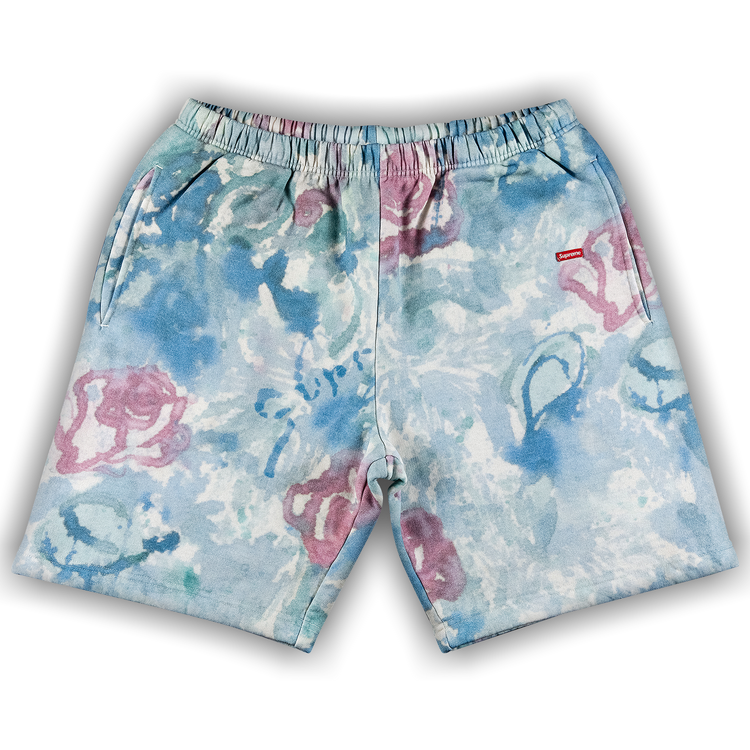 Buy Supreme Small Box Sweatshort 'Watercolor Floral' - SS21SH43