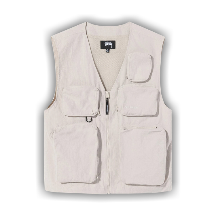 Buy Stussy Nylon Approach Vest 'Stone Grey' - 115579 STON