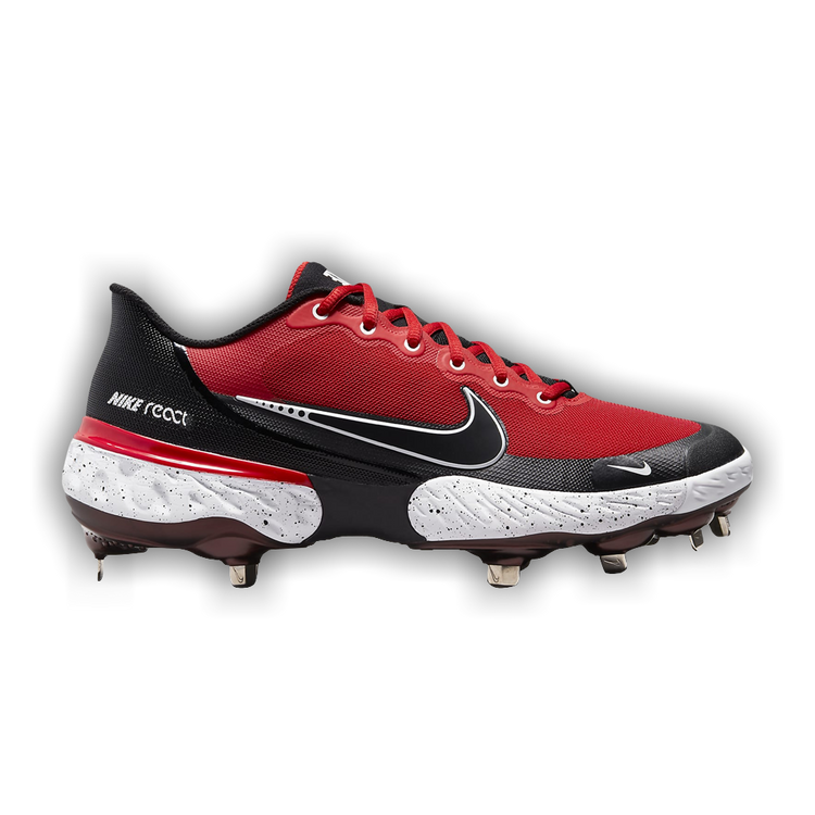 Nike huarache 6 elite limited edition men's lacrosse cleats - black/black/red orbit hotsell