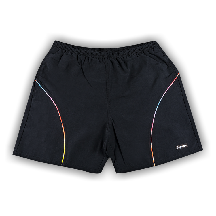 Buy Supreme Gradient Piping Water Short 'Black' - SS21SH45 BLACK