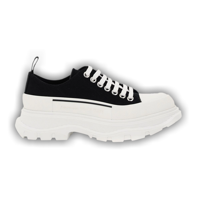 Buy Alexander McQueen Wmns Tread Slick Lace Up 'Black White