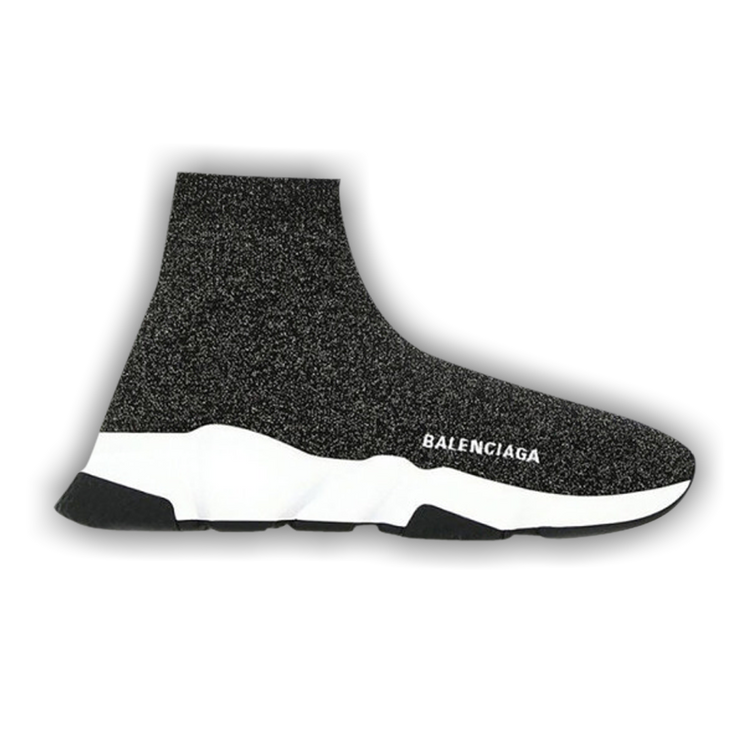 Buy Balenciaga Wmns Speed Sneaker Black Glitter 593698 W1V91 1043 GOAT CA