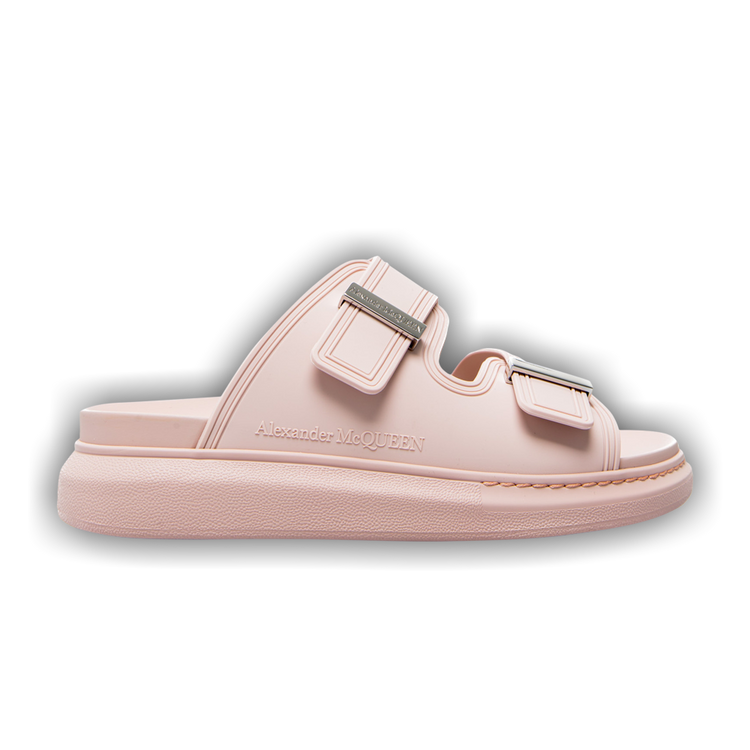 【送料&関税込】Alexander McQueen Pink Leather Small Seal Sh NEW $1,290 ALEXANDER MCQUEEN Pink Degraded OMBRE Leather