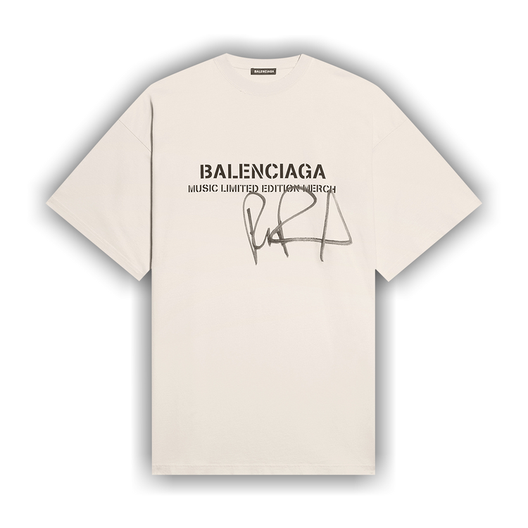 Buy Balenciaga Oversized T-Shirt 'Chalky White/Washed Black