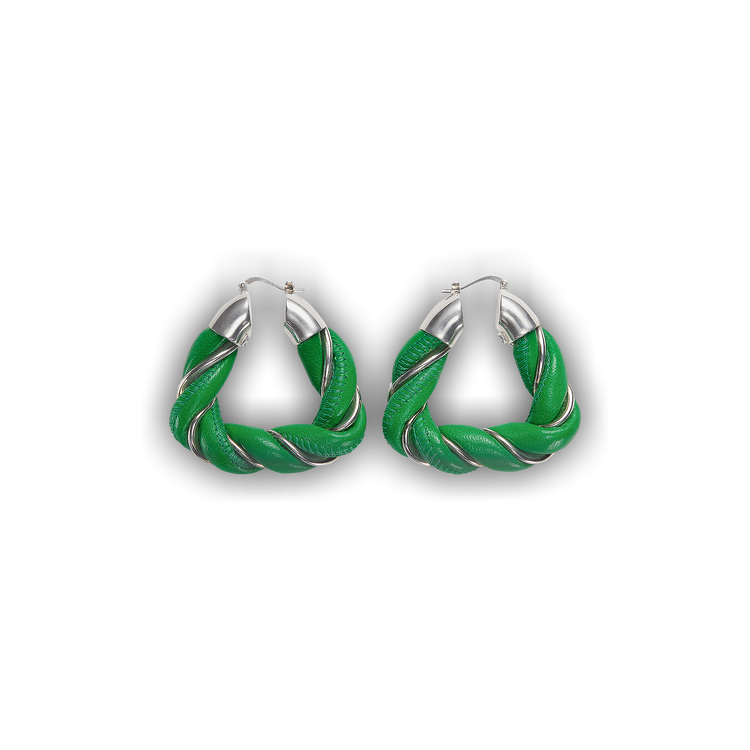 Buy Bottega Veneta Twist Earrings 'Parakeet' - 657438 V507C 3708